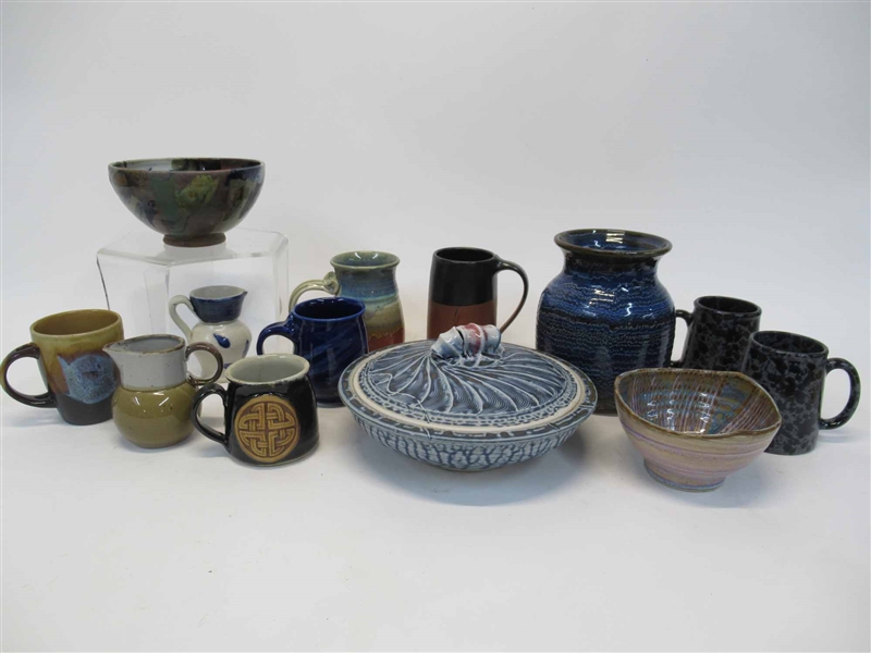 Group of Assorted Stoneware Table Articles