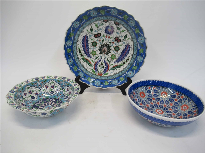 Two Alton Girci Kutakya Turkish Bowls