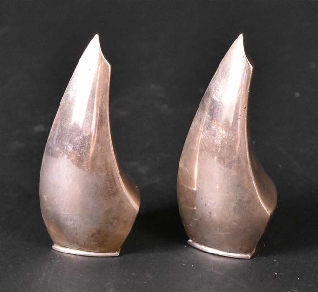 Pair of ABSA Denmark Sterling Silver Shakers