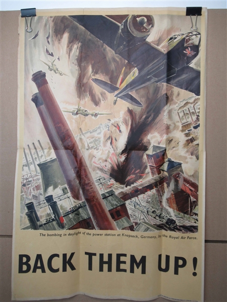 BACK THEM UP  Royal Air Force Poster