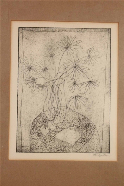 Print, Weingarten, Flowers in a Vase