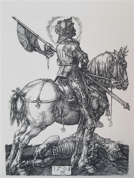 Albrecht Durers St. George on Horseback & Dragon