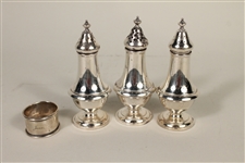Three Gorham Sterling Silver Casters