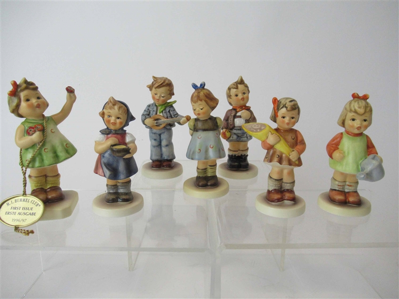 Seven M. J. Hummel Goebel Figurines