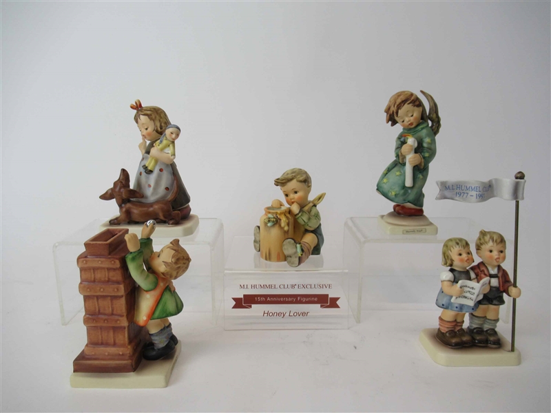 Three M. J. Hummel Goebel Figurines