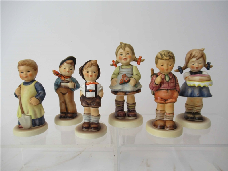 Six M. J. Hummel Goebel Hummel Club Figurines