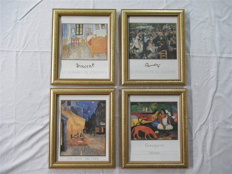 Four Artist Framed Prints