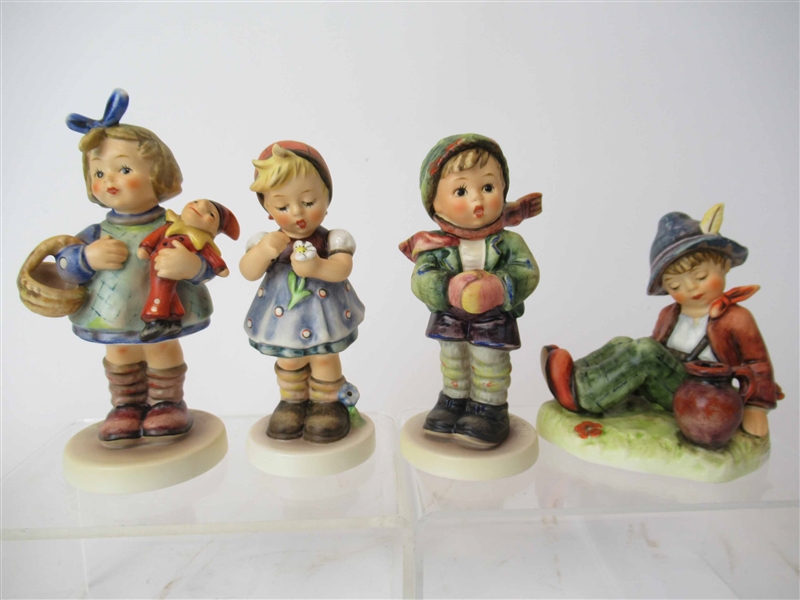 Four M.J. Hummel Goebel Figurines Special Edition