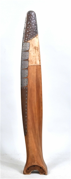 Metal Mounted Wooden Propeller Blade