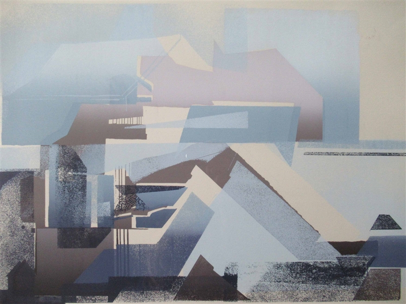 Mary Ellen Doyle Abstract Serigraph