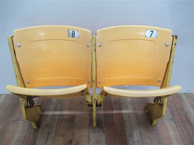 Pair of Vintage Soldier Field Seats