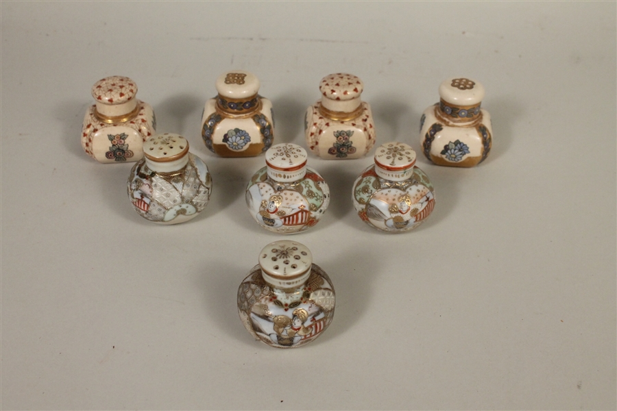 Group of Assorted Oriental Style S and P Shakers