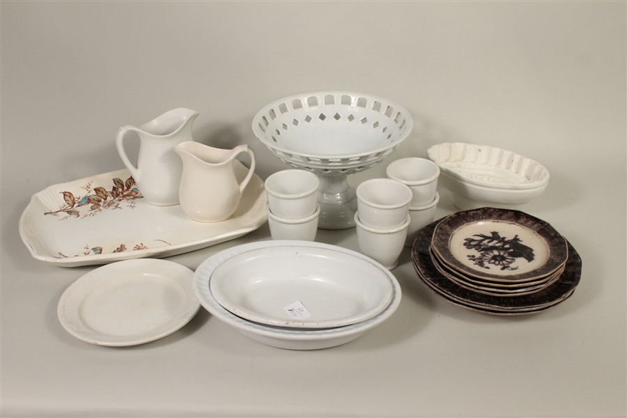 Group of Assorted Ironstone Table Articles