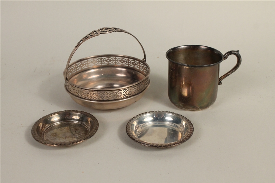 Group of Assorted Sterling Silver Table Articles