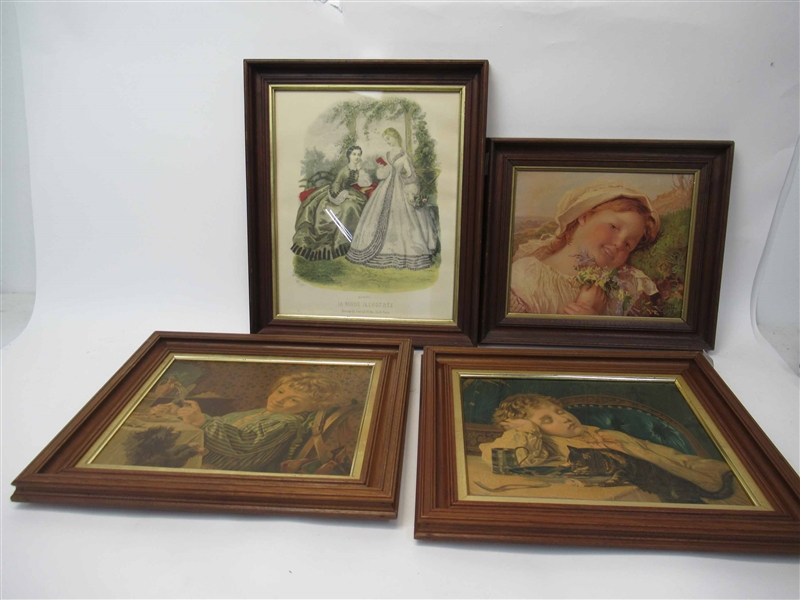 Three Assorted Prints of Young Children