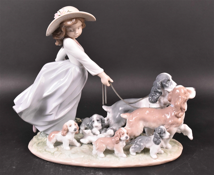 Lladro "Puppy Parade" Porcelain Figure