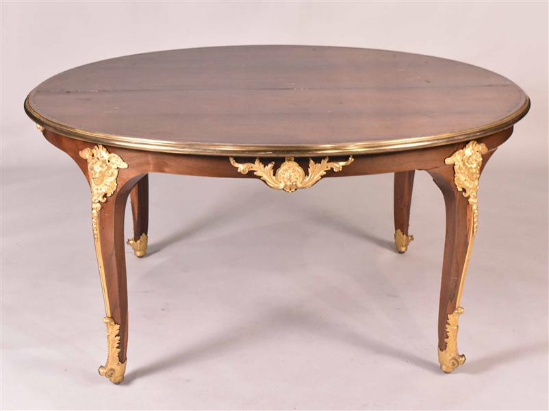 Louis XV Style Ormolu-Mounted Dining Table