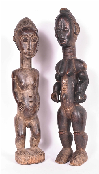 Two Carved African Figures