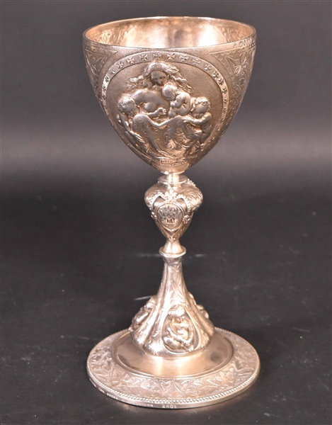 Victorian Silver Christening Chalice
