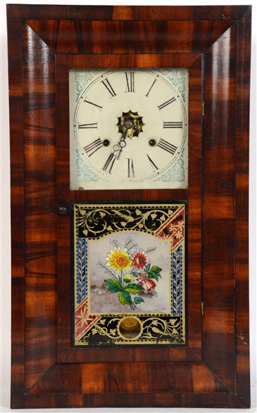 Empire Mahogany Mantel Clock