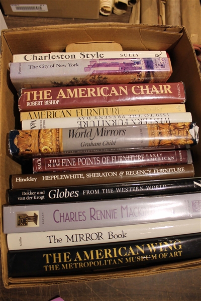 Fourteen Assorted Books on Antique Furniture