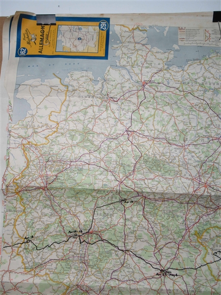 11 Vintage Michelin European Road Maps 
