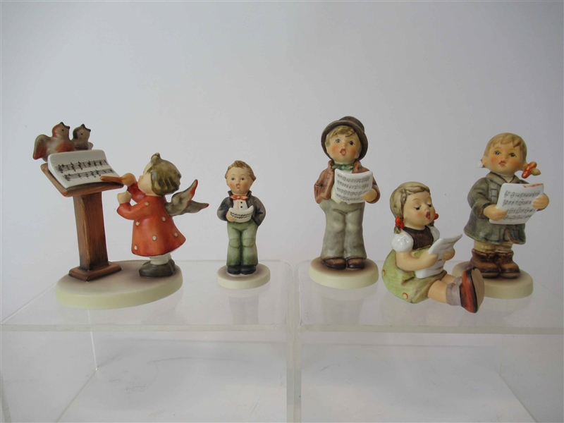 Five M.J. Hummel Goebel Figurines