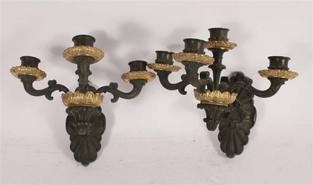 Pair of Classical Four-Light Wall Sconces