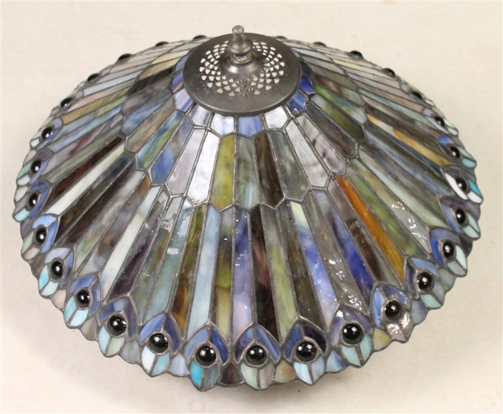 Leaded Stained Glass Ceiling Fixture