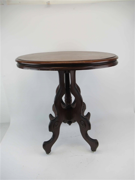 Victorian Mahogany Oval Side Table