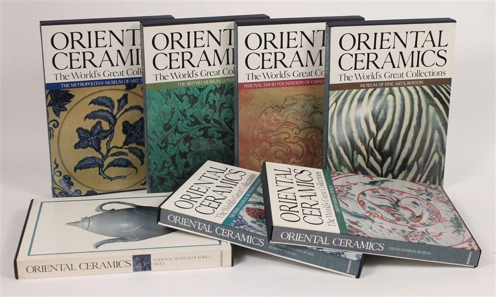 Seven Volumes "Oriental Ceramics" Kodansha