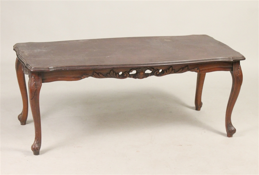 Louis XV Style Mahogany Low Table