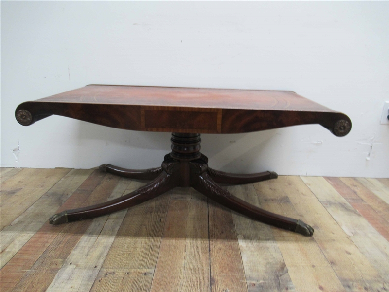 Mahogany Classical Revival Low Table