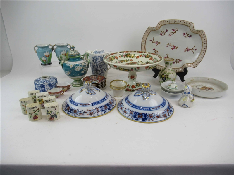 Group of Assorted Porcelain Table Articles