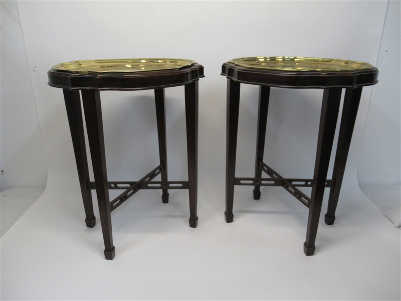 Pair of Ethan Allen Occasional Tables