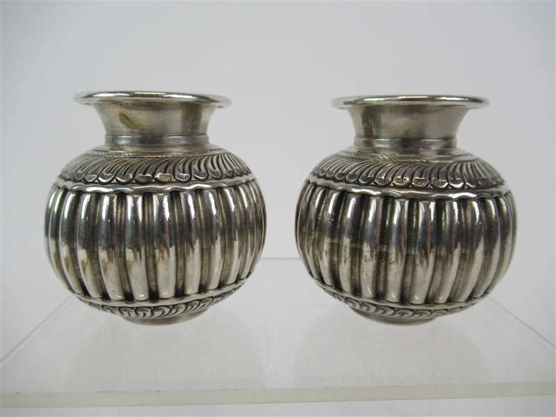 Pair of Silver Vessels
