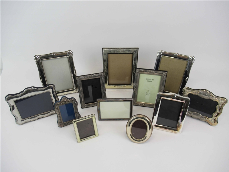 Group of Assorted Silver Plated Picture Frames