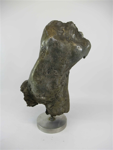 Modern Bronze Sculpture of Female Torso 