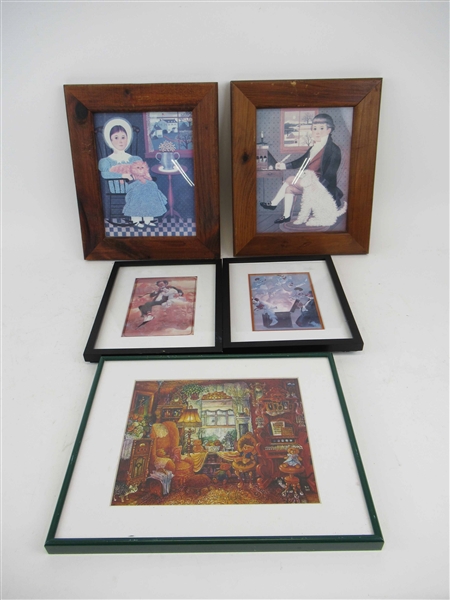 Group of Assorted Framed Artwork