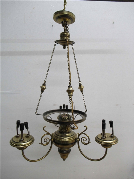 Antique Style Brass Hanging Fixture