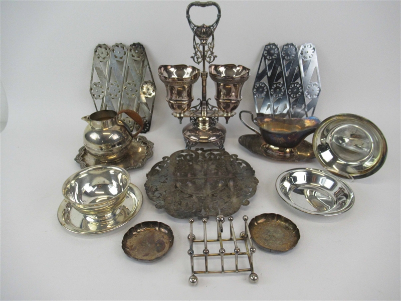 Group of Assorted Silver Plated Table Articles