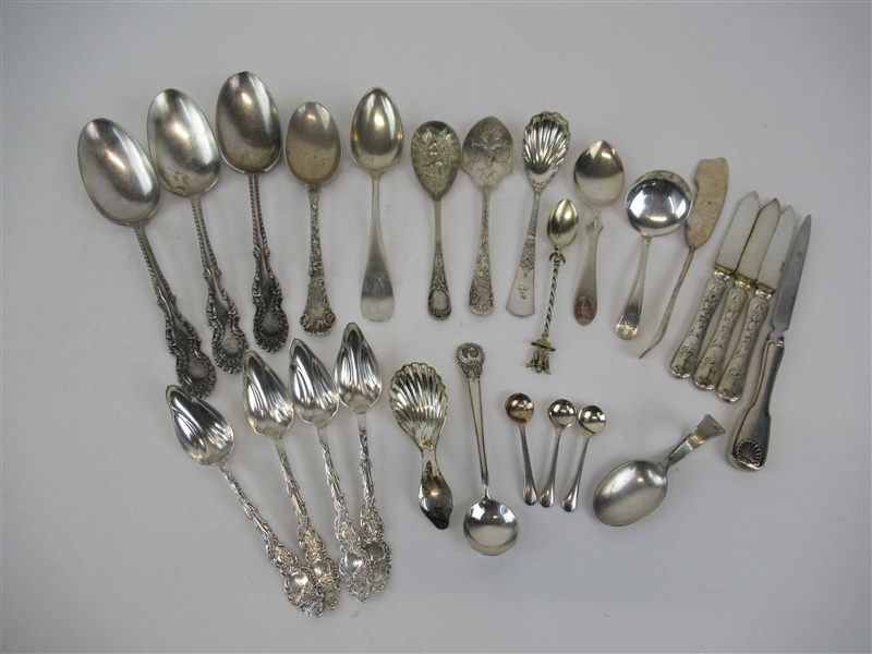 Group of Assorted Silver Plated Flatware