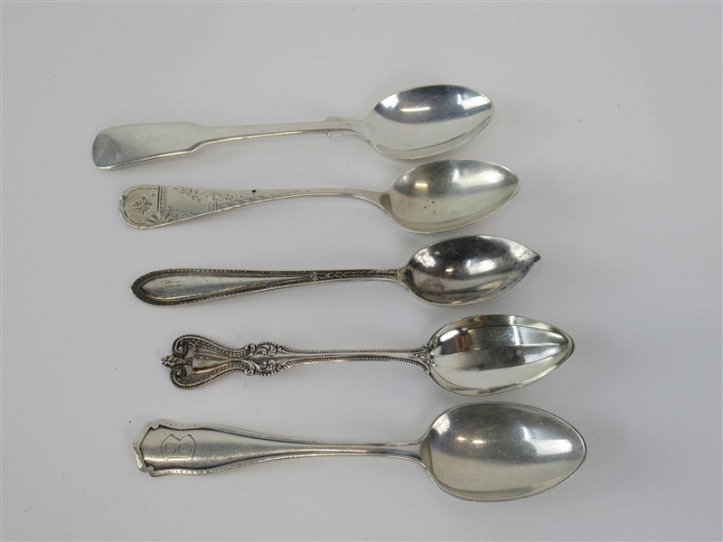 Group of Assorted Sterling Silver Spoons