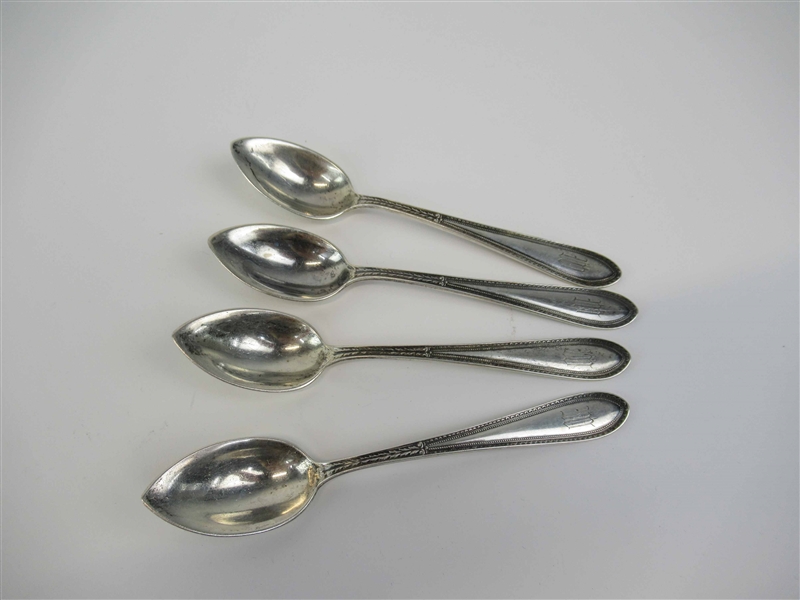 Set of Four Gorham Sterling Silver Spoons