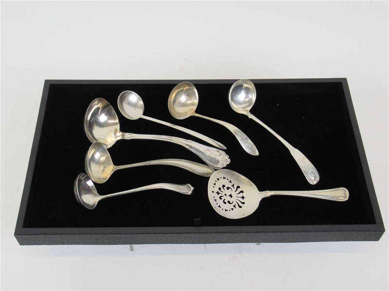 Group of Assorted Sterling Silver Ladles 