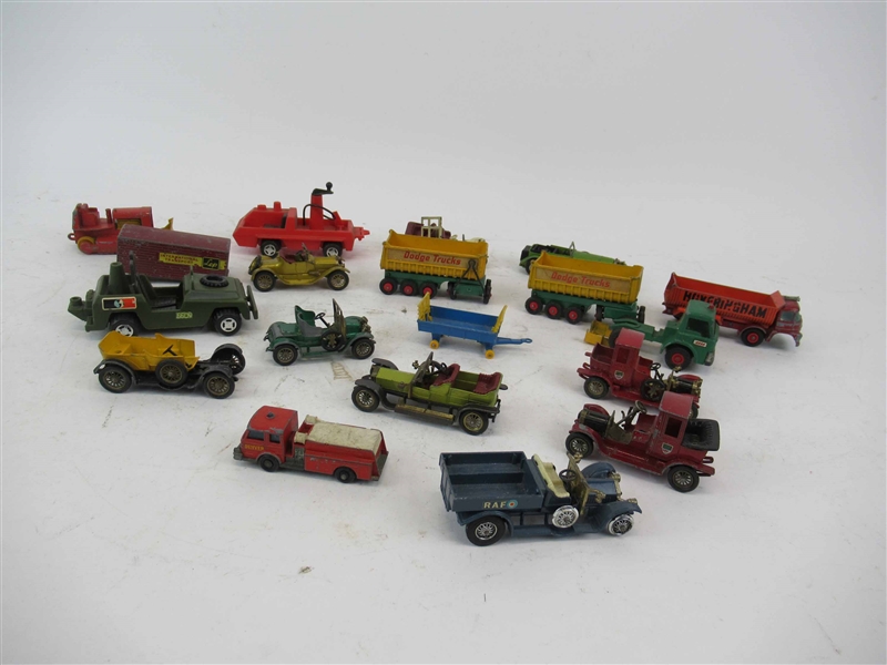 Assorted Toy Cars and Trucks, Matchbox Lesney