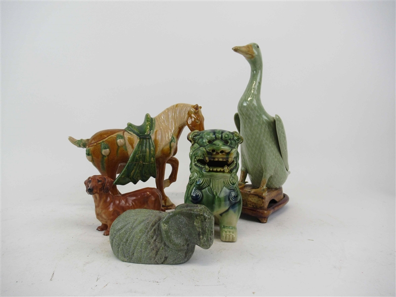 Group of Assorted Figural Table Decor