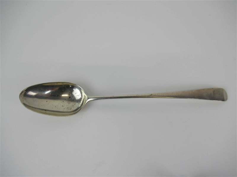 English Silver Rat-tail Platter Spoon