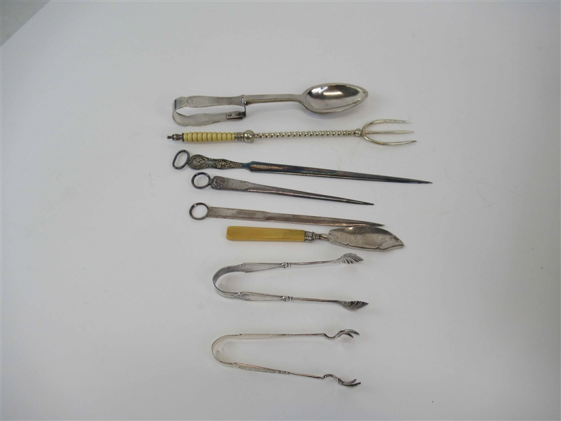Group of Flatware Serving Pieces
