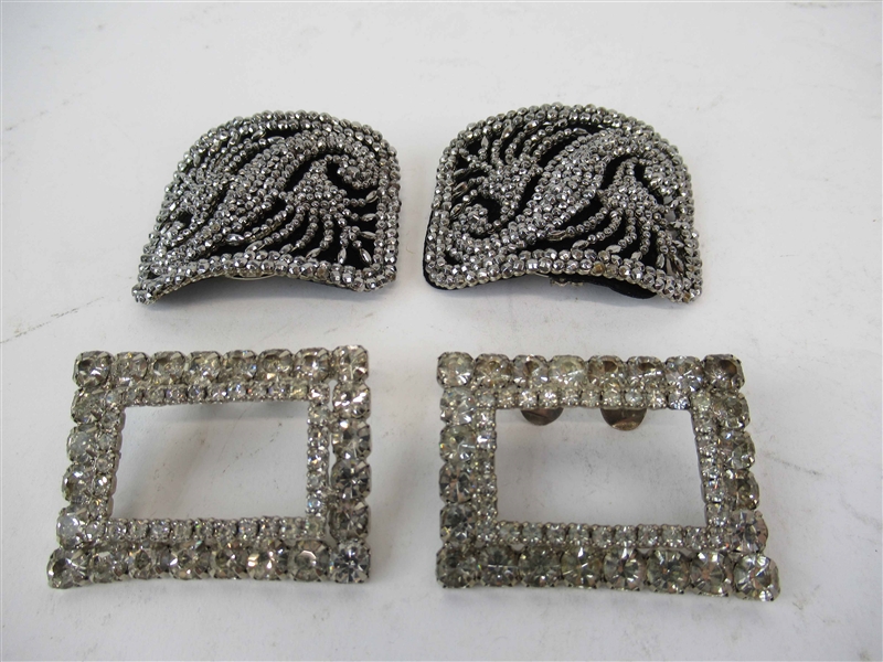 Two Pairs of Vintage Shoe Clips